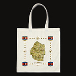 Swaziland Map Flag Border Bag