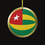 Togo Fisheye Flag Ornament