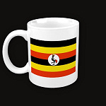 Uganda Flag Map Classic Mug