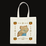 Uganda Map Flag Border Bag