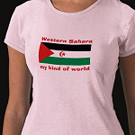 Western Sahara Flag Map Text Ladies Baby Doll