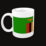 Zambia Flag Map Classic Mug