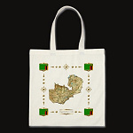 Zambia Map Flag Border Bag